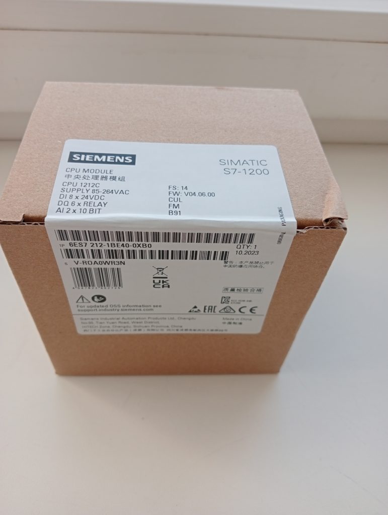 Програмируемый контроллер SIMATIC S71200, CPU 1212C
